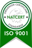 Certificatul ISO 9001:2015 al Civila Invest SRL, nr. 09.NAT1697.RO.1, emis de NATCERT