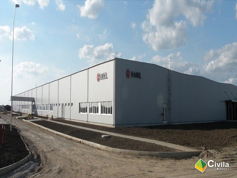 Fabrica Hanil Electronics din Biharia, furnizor Samsung — hala finalizată